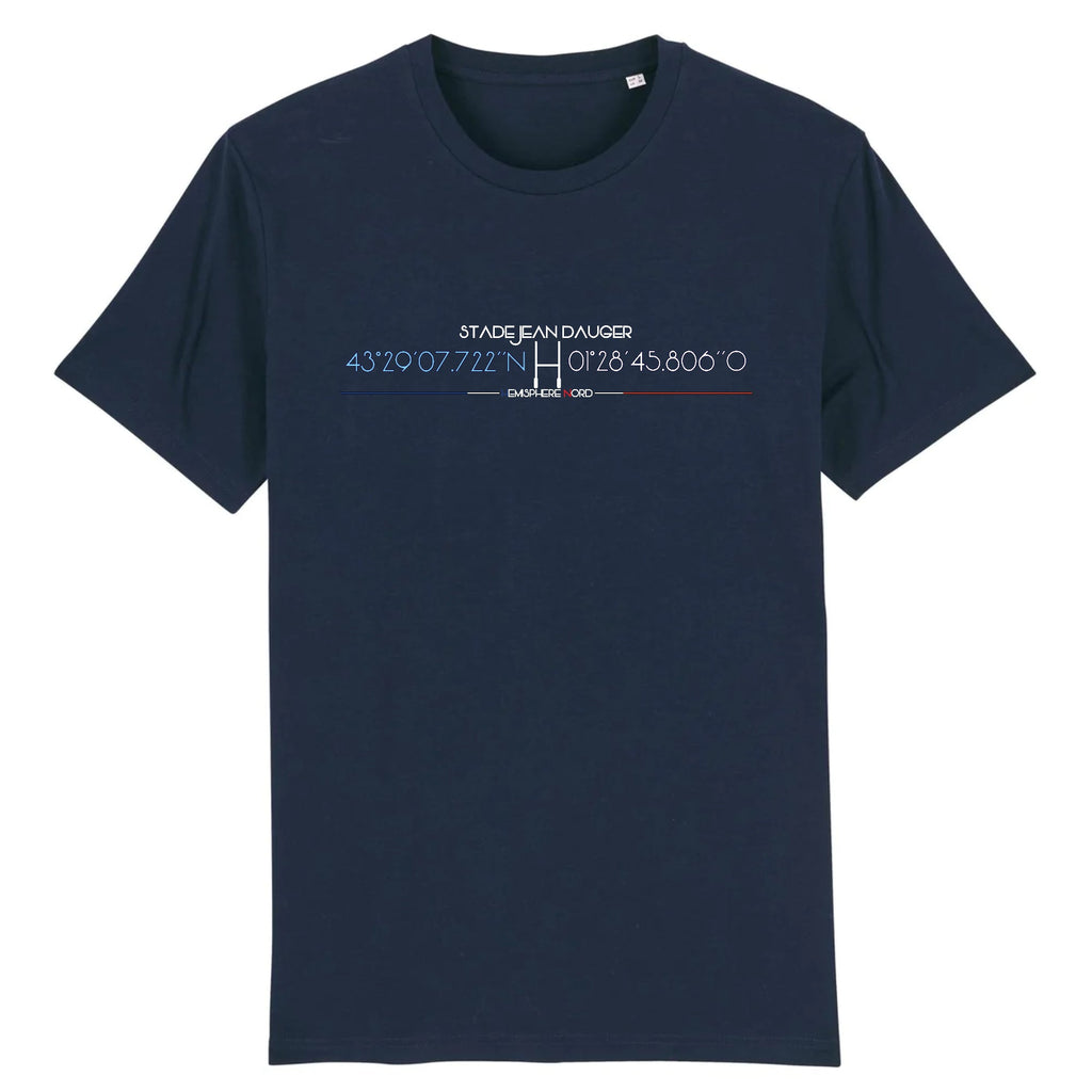 T-shirt Homme - Rugby - Bayonne - Hémisphère Nord Stanley/Stella Creator - DTG XS / Marine